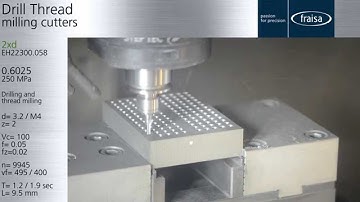 Drill Thread milling cutters