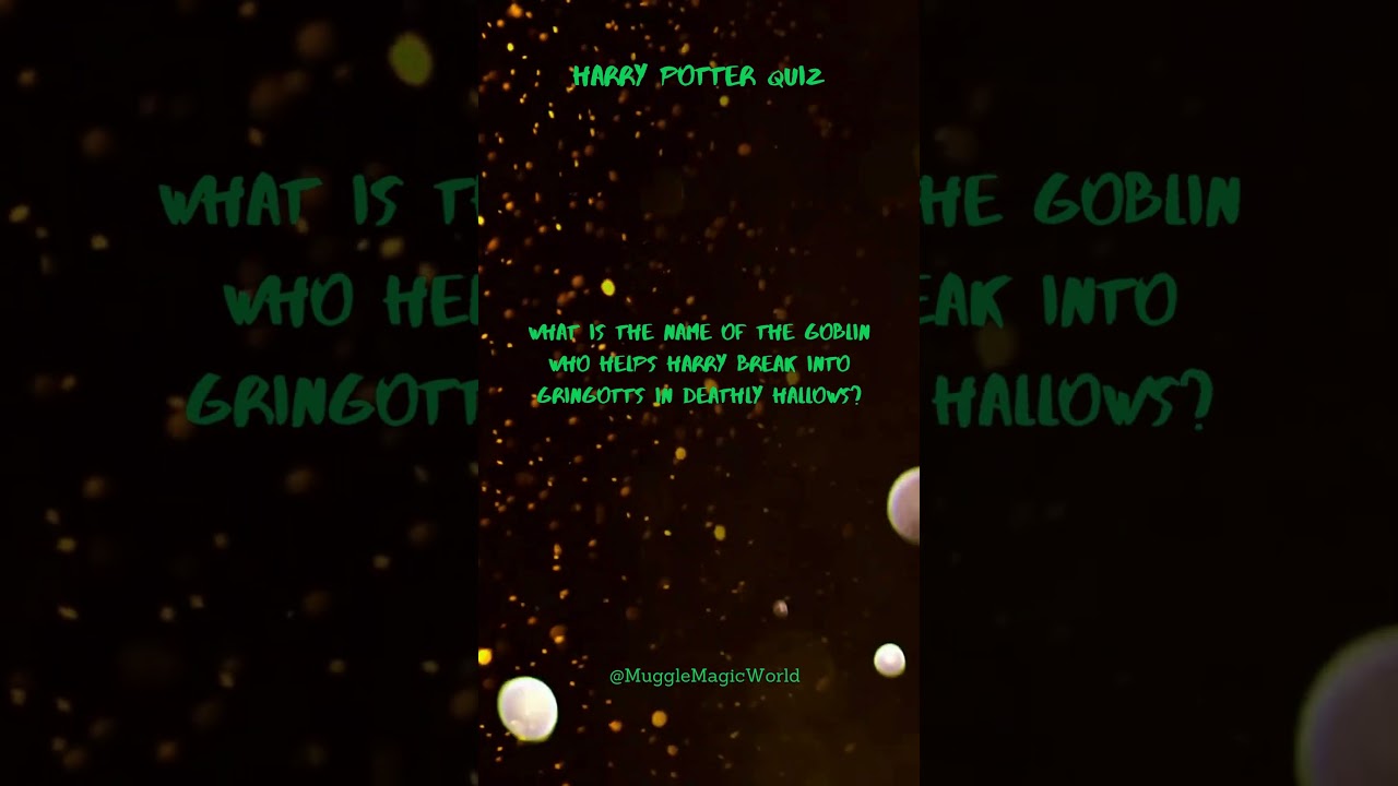 Harry Potter Universe Quiz