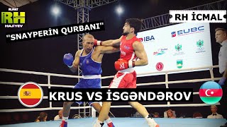 SNAYPERİN QURBANI.Nəbi İsgəndərov(AZE) vs Adrian Krus(SPA). boks baki nokaut azərbaycan mma