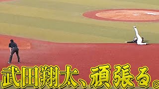 武田翔太、がんばる。