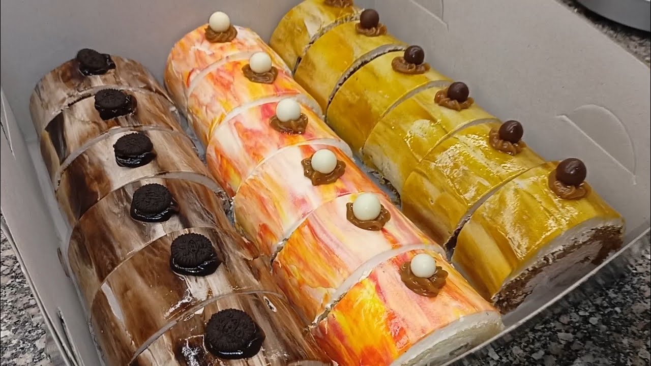 جاتو السويسرول وأسهل طريقه وحجم القطعه المظبوط وسعر البيع