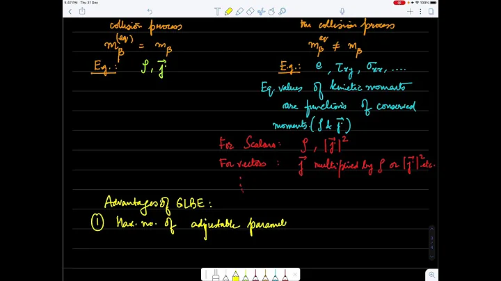 LBM Lecture 23: Introduction to multiple relaxation time (MRT) model