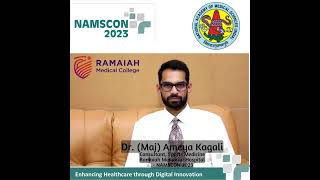 Welcome to NAMSCON 2023 By Dr. (Maj) Ameya Kagali, Consultant, Sports Medicine, RMH - NAMSCON 2023