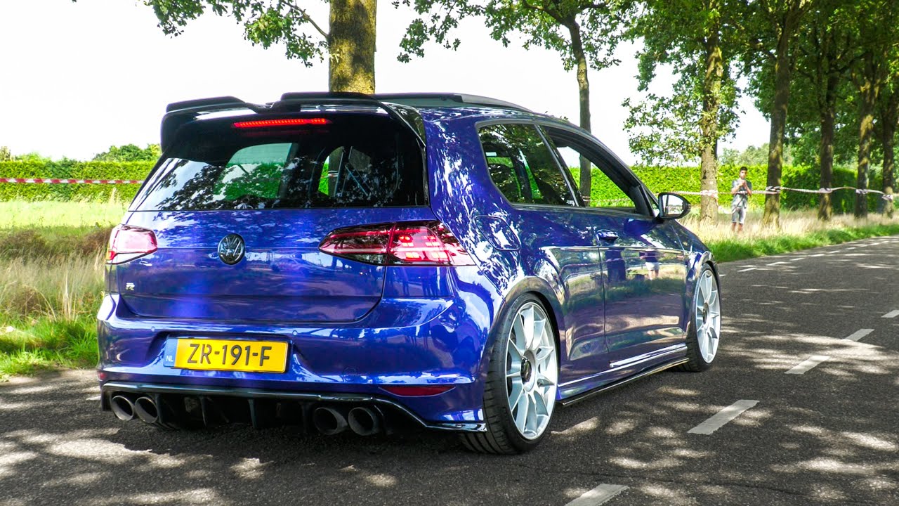 BEST OF VOLKSWAGEN Golf GTI/R Sounds 2023! Anti Lag, Launches, Crazy Moments Etc!