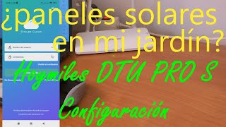 HOYMILES DTU PRO S y CHINT DDSU666 como configurar tu microinversor para que no exporte energía