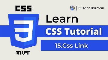 Css Bangla tutorial [15 ] | Css Link Tutorial | hyperlink | link | visited | hover | active