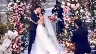 Hyun Bin and Son Ye Jin WeddingBeautiful in white