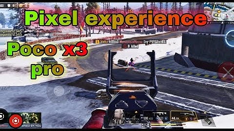 Pixel experience | Poco x3 pro | Call Of Duty Mobile gameplay on custom ROM