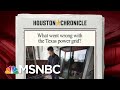 Frozen Wind Turbines Only Party Responsible For Texas Power Outages | Morning Joe | MSNBC