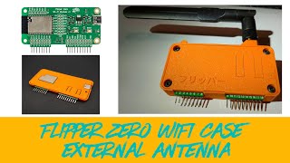 🛠️ Flipper Zero Accessories – WiFi Module Casing & External Antenna Options