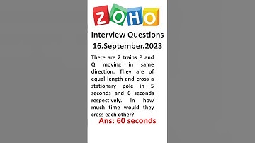 zoho interview questions and answers for software developer | interview preparation in tamil
