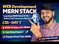 Learning MERN Stack Until E-commerce Build 🔴 | CSS Day 7 😱 | MERN Full Course 2026🚀