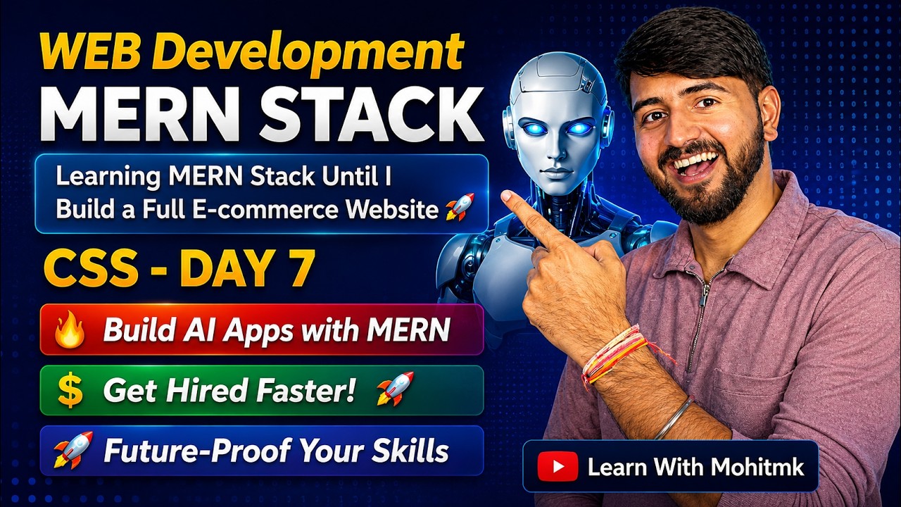 Learning MERN Stack Until E-commerce Build 🔴 | CSS | MERN -Day 7 😱 ...