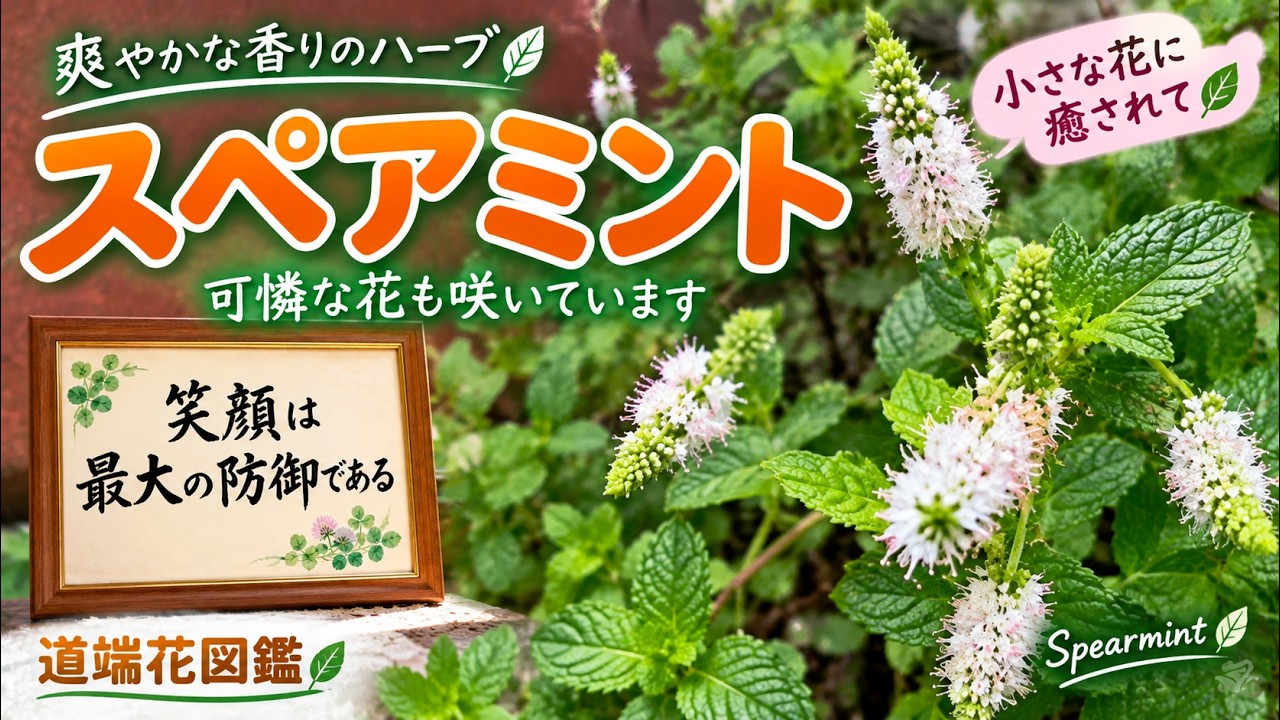 The Lovely Flowers of Spearmint | A Smile Is the Best Defense