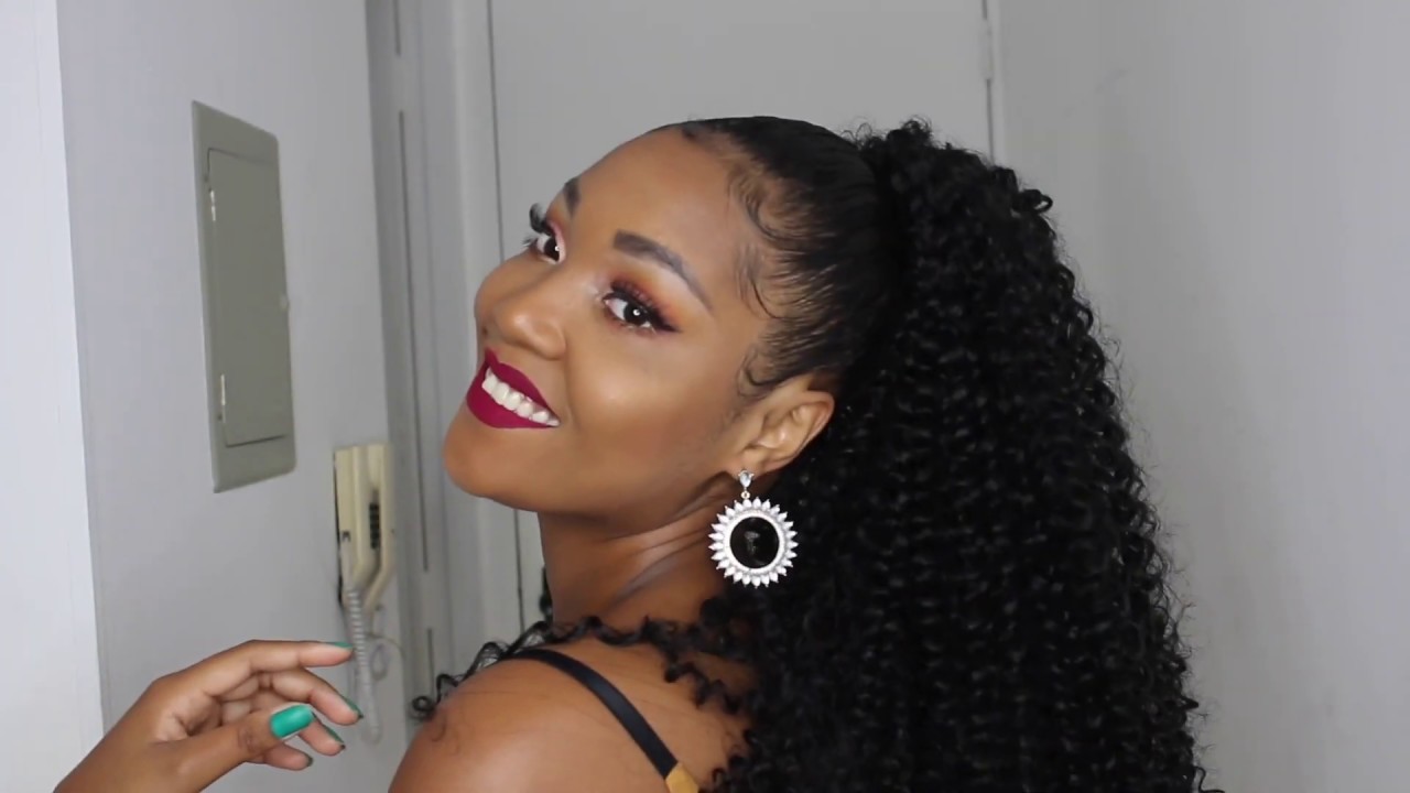 Rabo de cavalo de crochet braids