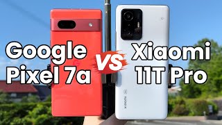 Google Pixel 7a vs Xiaomi 11T Pro Kameravergleich Kameratest Video 4K UHD