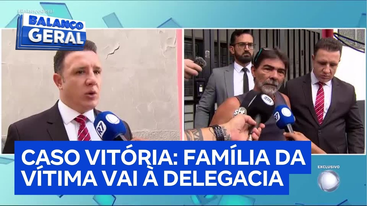 Família de Vitória vai à delegacia conversar sobre as investigações