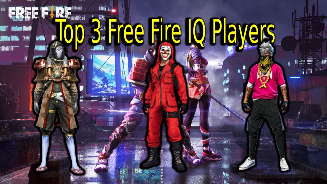 World Best IQ Player In Free Fire | Top IQ Players | Top 3 Best IQ Player In Free Fire