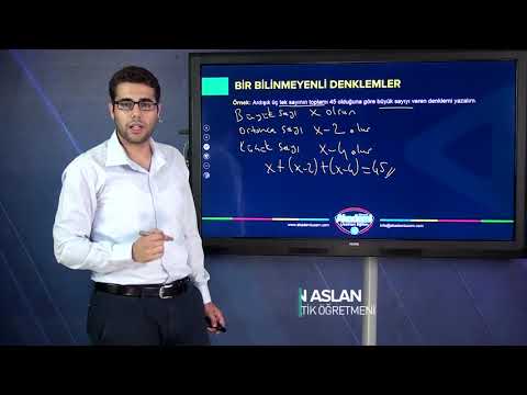 Matematik | 8.Sınıf | Bir ve İki Bilinmeyenli Denklemler