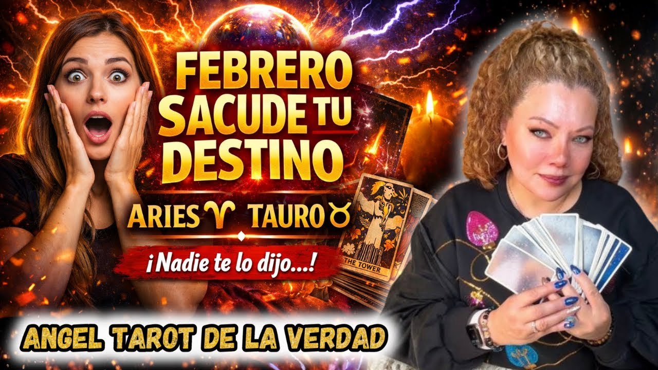 ARIES Y TAURO💥Febrero lo cambia TODO🪐EN SHOCK, EL DESTINO HABLA🔮 ...