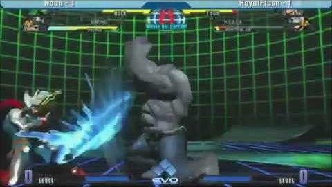 Evo 2k11 - Marvel vs Capcom 3 - Noah vs RoyalFlush