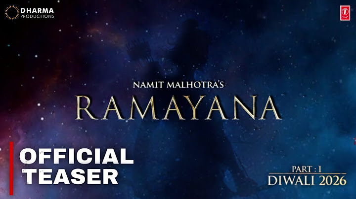 Ramayana Part 1: Official Teaser | Ranbir Kapoor | Yash | Ramayana Trailer | Ramayana Movie Trailer