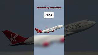 Virgin Atlantic Over the Years #overtheyears #virginatlantic #planelover #roadto1k #avgeeks