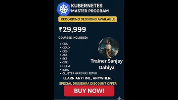 💻 Kubernetes Master Program 2025 | Special Dussehra Discount | Train with Sanjay Dahiya #kubernetes