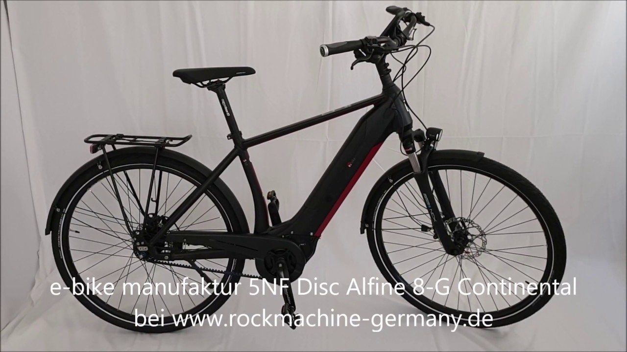 e bike manufaktur 5NF Disc Shimano Alfine 8G Continental