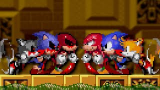 Sonic 1 But You Play As Sonic.EXE Knuckles.EXE \& Tails.EXE