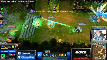 Krepo and Yellowpete, Urgot Thresh combo