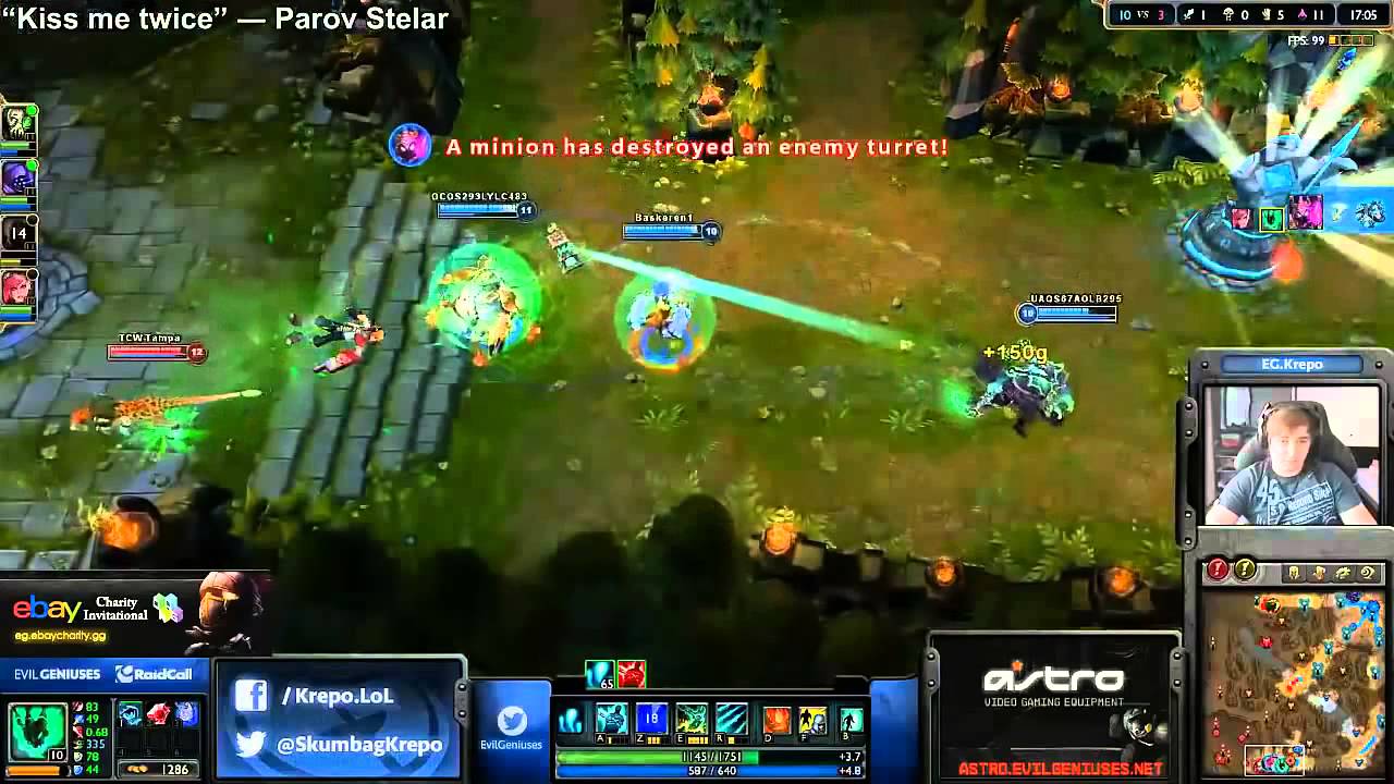 Krepo and Yellowpete, Urgot Thresh combo