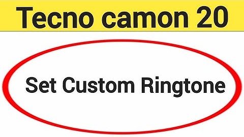 How to set custom ringtone, Tecno camon 20 me song ringtone Kaise lagaya