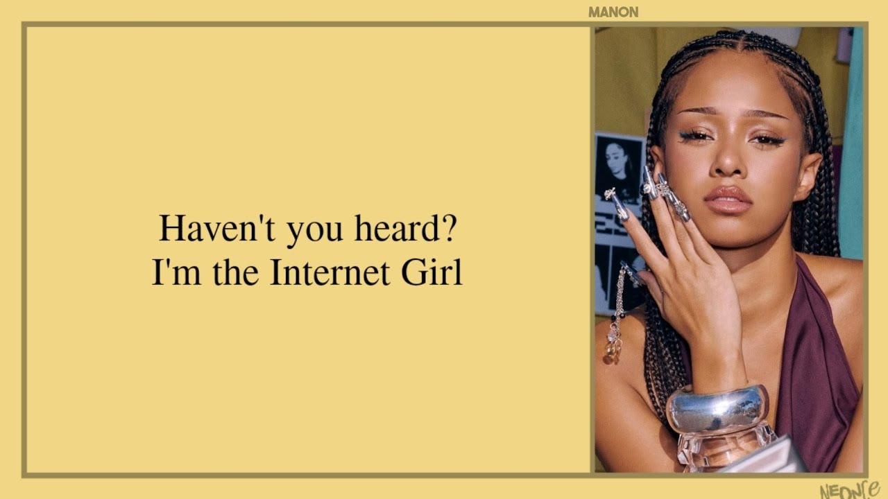 KATSEYE - Internet Girl (Lyrics) - YouTube