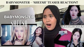 BABYMONSTER - ‘SHEESH’ TEASER | AHYEON, RUKA, CHIQUITA, RORA REACTION!! (CANDUU BENEERR SHEESH!!😭)