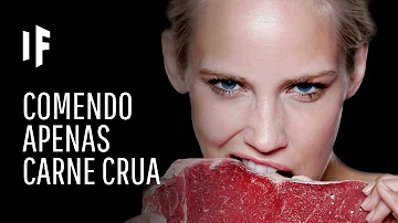 Como se chama quem se alimenta de carne crua?