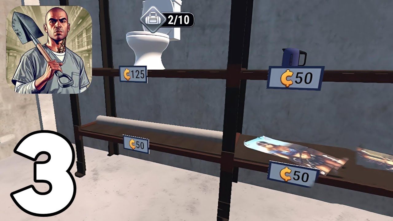 Prison Escape Simulator 3d - Gameplay Walkthrough - Part 3