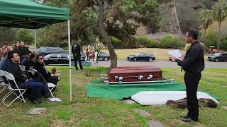David Espino's Celebration of Life Memorial Service, 12-17-22