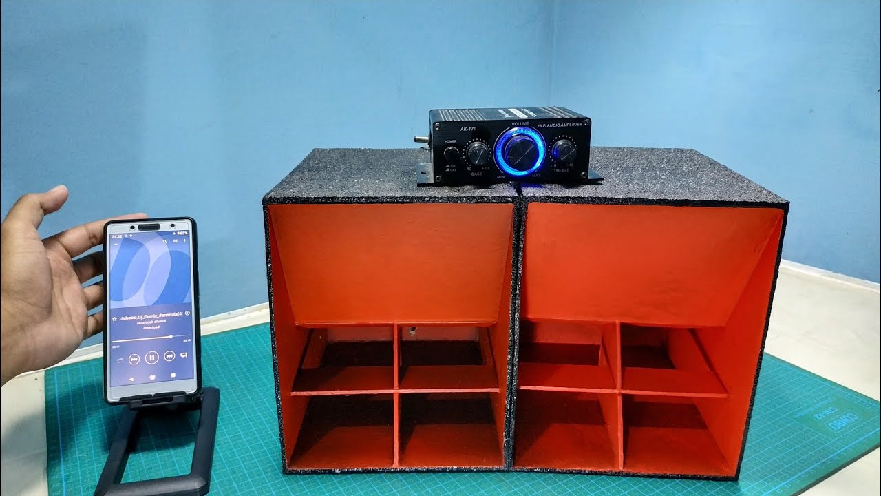 Mini Power Amplifier untuk Miniatur Sound Sistem