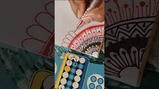 Beautiful Mandala Art Design 🌸✨ | Easy Pen Drawing #Shorts