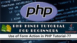 How to Use Form Action in PHP Tutorial-77(Hindi/Urdu) - Durasi: 5.49. 
