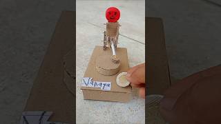 Diy coin-operated cardboard machine | #shorts #science #diy