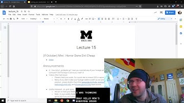 EECS 494 W21 Lecture 15 pt 1
