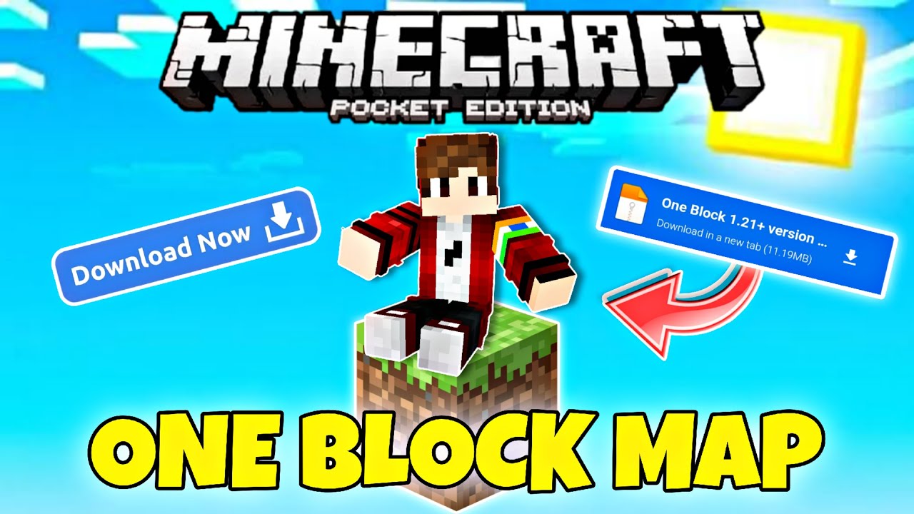 How to Download One Block Map in Minecraft PE 1.21 (Mobile)