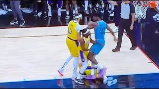 Patrick Beverly Knocks Down DeAndre Ayton!! Lakers vs Suns Altercation!