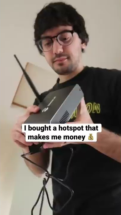 I bought a wireless hotspot that makes me money