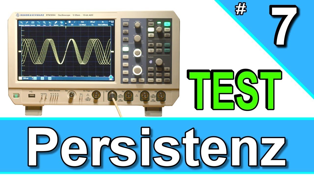 PERSISTENZ CURSOR Bug | Rohde & Schwarz RTM3004 | Oszilloskop RS RTM 3004 | Test Review #7