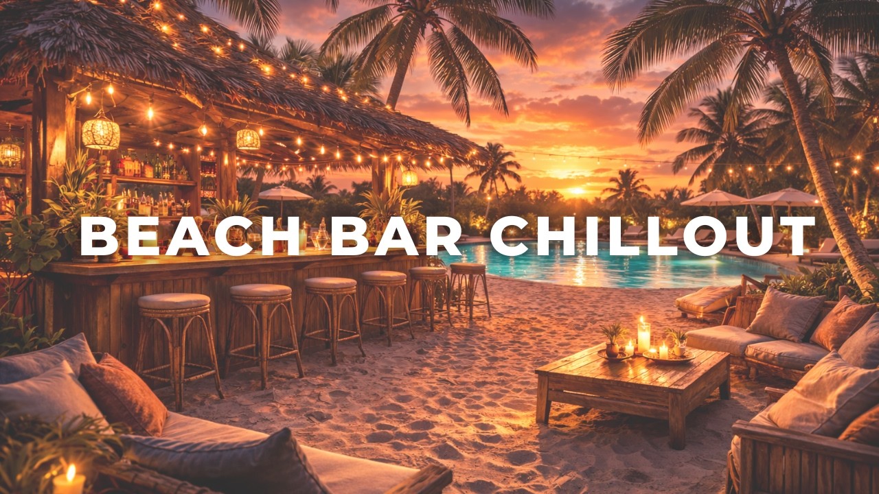 Ibiza Sunset Chillout Lounge Music Beach Bar | Relaxing Lounge Background Music