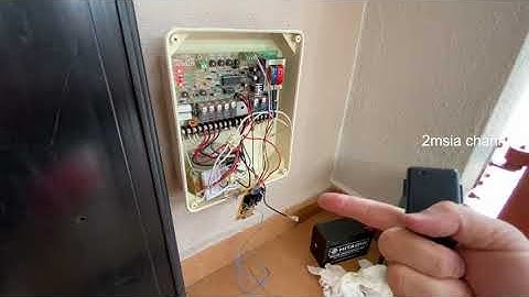 How to Replace Autogate Battery and Remote Control Receiver Cara Tukar Autogate Remote Rosak