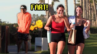 Funny Wet Fart Prank At The Beach